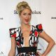 Paris Hilton arrives at the American Red Cross, Santa Monica Chapter’s Annual Red Tie Affair in Santa Monica, Calif., on April 9, 2011