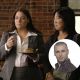 Brooke Elliott & Margaret Cho on the set of “Drop Dead Diva”; w/ Rami Kashou of “Project Runway”
