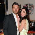 Brian Austin Green and Megan Fox attend the celebration of Jaguar Design and the 50th Anniversary of the Jaguar E-Type at The IAC Building in New York on April 20, 2011