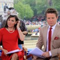 Kit and Billy get ready for the final Access Hollywood Live from London, April 29, 2011