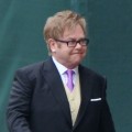 Elton John arrives to attend the Royal Wedding of Prince William to Catherine Middleton at Westminster Abbey in London on April 29, 2011
