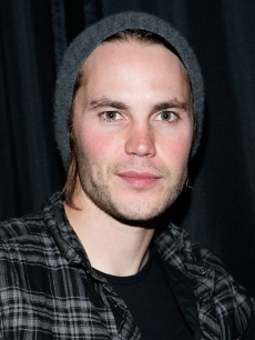 Taylor Kitsch visits the Apple Store Soho on April 22, 2011 in New York City