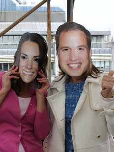 Nope, that’s not Kate and William, but Natalie Morales and Meredith Vieira before their Access Hollywood Live appearance, London, April 26, 2011