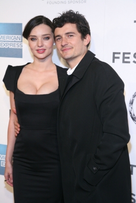 Miranda Kerr and Orlando Bloom attend the premiere of “The Good Doctor” during the 2011 Tribeca Film Festival on April 22, 2011 in New York City