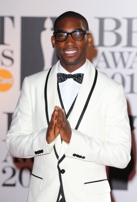 Tinie Tempah arrives at the BRIT Awards at O2 Arena, London, on February 15, 2011