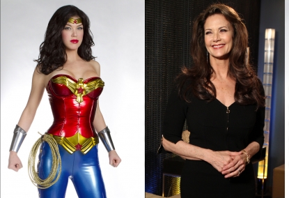 Adrianne Palicki as “Wonder Woman”/Lynda Carter 
