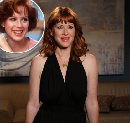 Molly Ringwald stops by Access Hollywood Live on May 2, 2011 / insert Ringwald in 1985’s “Breakfast Club”

