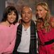 Kit Hoover, Kym Johnson and Hines Ward pose backstage on the set of Access Hollywood Live on April 19, 2011