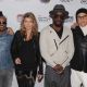 apl.de.ap, Fergie, will.i.am and Taboo of The Black Eyed Peas attend the Peapod Adobe Youth Voices Academy launch at Urban Arts Partnership in New York City, on April 19, 2011