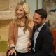 Former “Beverly Hills, 90210” stars Jennie Garth and Jason Priestley catch up on the set of Access Hollywood Live in Los Angeles on April 20, 2011