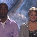 Jacob Lusk and Lauren Alaina await the verdict on “American Idol,” May 5, 2011