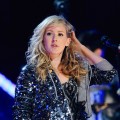 Ellie Goulding performs at the Brit Awards 2010 Shortlist Announcement at the Indigo 02 Arena, London, on January 18, 2010