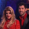 Kirstie Alley and Maksim Chmerkovskiy receive their scores on “Dancing with the Stars,” May 9, 2011