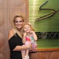 Jamie Lynn Spears and daughter Maddie are all smiles after dining with friends and family at Simon at Palms Place in Las Vegas on May 6, 2011