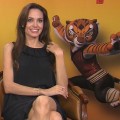 Angelina Jolie chats with Access Hollywood at the “Kung Fu Panda 2” junket in Cannes, France, on May 11, 2011