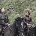 Tyrion leaves the Vale with Bronn after winning his freedom (Jerome Flynn, Peter Dinklage) in “Game of Thrones,” 2011