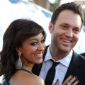 Tamera Mowry and reporter Adam Housley step out at the 42nd NAACP Image Awards held at The Shrine Auditorium in Los Angeles, Calif. on March 4, 2011 
