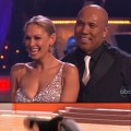 Kym Johnson and Hines Ward bounce back after injury on “Dancing with the Stars” (top); Kym & Hines at the moment she was injured in rehearsal (bottom), May 2011