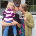 Niki Taylor, husband Burney Lamar and daughter Ciel on May 18, 2011