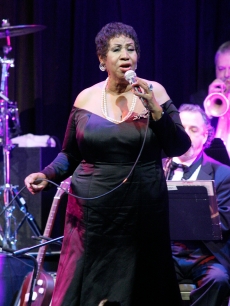 Aretha Franklin performs at the Candie’s Foundation 2011 event to prevent benefit gala at Cipriani 42nd Street in New York City, on May 3, 2011   