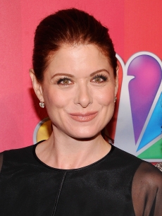 Debra Messing attend the 2011 NBC Upfront at The Hilton Hotel, NYC, on May 16, 2011