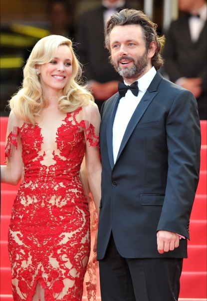 Michael Sheen and Rachel McAdams step out at the “Midnight In Paris” premiere at the Palais des Festivals during the 64th Cannes Film Festival in Cannes, France on May 11, 2011 