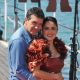 Antonio Banderas and Salma Hayek get cozy at the “Puss in Boots” photocall at Carlton Beach during the 64th Cannes Film Festival in Cannes, France on May 11, 2011 