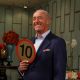 Len Goodman from “Dancing with the Stars” brings his points paddle to Access Hollywood Live, May 12, 2011