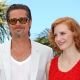 Brad Pitt and Jessica Chastain attend “The Tree Of Life” photocall during the 64th Annual Cannes Film Festival at Palais des Festivals in Cannes, France on May 16, 2011