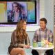 Jennier Lopez on the set of Access Hollywood Live with Billy Bush on May 6, 2011