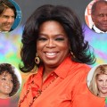 Oprah Winfrey, inserts (clockwise from top left): Tom Cruise, Sidney Poitier, Kirstie Alley, Whitney Houston