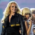 Britney Spears and Nicki Minaj perform onstage during the 2011 Billboard Music Awards at the MGM Grand Garden Arena in Las Vegas on May 22, 2011 