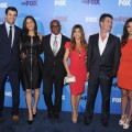 Steve Jones, Nicole Scherzinger, L.A Reid, Paula Abdul, Simon Cowell and Cheryl Cole attend the 2011 Fox Upfront at Wollman Rink - Central Park, New York City, on May 16, 2011