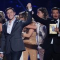 Scotty McCreery learns that he is the Season 10 winner on “American Idol’s” Grand Finale at the Nokia Theatre, Los Angeles, May 25, 2011

