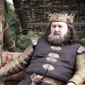 King Robert Baratheon (Mark Addy) watches the tournament for the Hand of the King, “Game of Thrones,” HBO, 2011