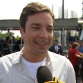 Jimmy Fallon Celebrates His ‘Tram-Tastic’ New Gig At Universal Studios Hollywood

