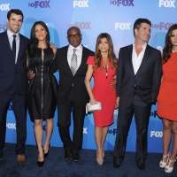 Steve Jones, Nicole Scherzinger, L.A Reid, Paula Abdul, Simon Cowell and Cheryl Cole attend the 2011 Fox Upfront at Wollman Rink - Central Park, New York City, on May 16, 2011