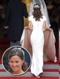 Pippa Middleton at the Royal Wedding of William and Kate