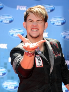 James Durbin arrives at the “American Idol” Season 10 Grand Finale at the Nokia Theatre, Los Angeles, May 25, 2011