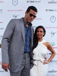 Kris Humphries and Kim Kardashian attend the Amber Fashion Show held at the Meridien Beach Plaza in Monte Carlo, Monaco, on May 27, 2011 