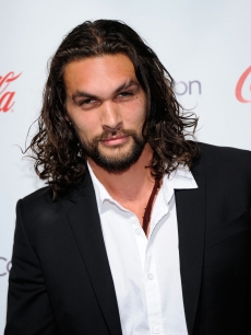 Jason Momoa, recipient of the Male Rising Star of 2011 award, arrives at the CinemaCon awards ceremony at the Pure Nightclub at Caesars Palace during CinemaCon, the official convention of the National Association of Theatre Owners, Las Vegas, March 31, 2011