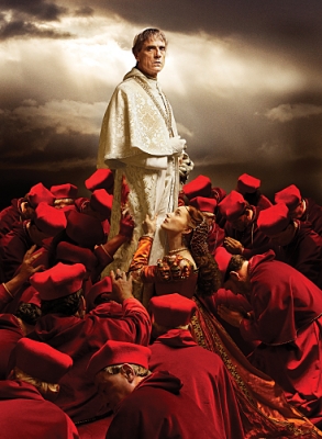 Jeremy Irons as Rodrigo Borgia in “The Borgias”