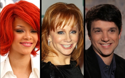Rihanna, Reba McEntire, Ralph Macchio