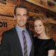 James Van Der Beek and Kimberly Brook are all smiles a star-studded party hosted by Twentieth Century Fox Television Distribution at the Fox Lot in Century City, Calif. on May 26, 2011
