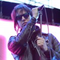 Julian Casablancas from The Strokes performs on stage at KROQ’s Weenie Roast on June 4, 2011