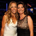 Sheryl Crow and Shania Twain attend the 2011 CMT Music Awards at the Bridgestone Arena on June 8, 2011 in Nashville, Tenn.