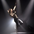 Tom Cruise seen rocking out as Stacee Jaxx on the “Rock of Ages” movie set, June 2011 