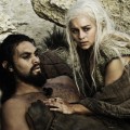 Jason Momoa as Khal Drogo and Emilia Clarke as Daenerys Targaryen in the “Game of Thrones” Season 1 finale, HBO, 2011