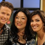 Margaret Cho visits Access Hollywood Live with Billy Bush and Kit Hoover on June 13, 2011