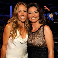 Sheryl Crow and Shania Twain attend the 2011 CMT Music Awards at the Bridgestone Arena on June 8, 2011 in Nashville, Tenn.